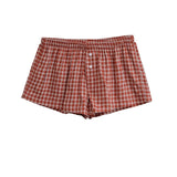 レトロチェックボクサーショーツ 231646393
