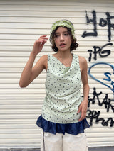 UnsocialNight dot sleeveless top