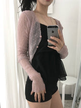 Linkle dot cardigan
