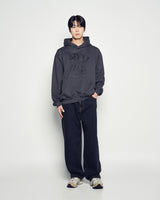 25FW TAPERED FIT WASHING DENIM PANTS BLACK