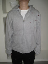 Vintage Star Cropped Zip-Up Hoodie (4c)