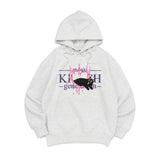 メルティング ロゴ フード Tシャツ ライトメランジ