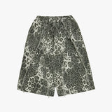leopard grunge capri shorts_grey