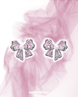 [IDLE Minnie Pick!] Pink Ribbon Cubic Earring