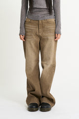 Bailey rib cotton wide pants