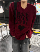 【limited price】 Black street knitwear 