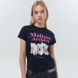 【数量限定】マルチーズアーカイブTシャツ