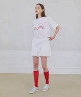 Nylon Balloon Shorts - White