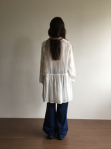 Raye V-neck Blouse Dress (2color)