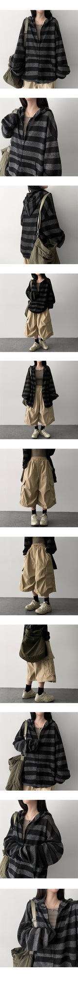 Foret Fresh Overfit Unitara Hooded Zip-Up