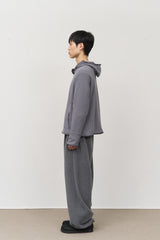 Grid Slash Zip Up