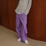 Cargo Cutline Pants_Purple