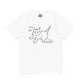 TWINKLING CAT SHORT SLEEVE (WHITE)