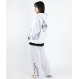 SNOW PLUM BLOSSOM HOODIE (MELANGE)