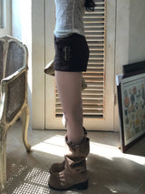 Bay Side Two Buckle Roll-up Short Pants