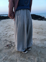 Tissue Pintuck Sweat Pants