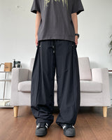 Side Snap Nylon Balloon Pants