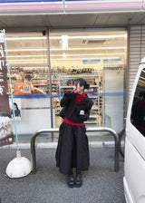 シャーリングバックポケットスカート
