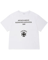 アンケージドスローガンTシャツ/ホワイト