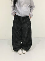 [Ritcore MADE] Mini Dot Wide Denim Pants (2c)