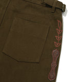 ウェスタンブーツカットワークパンツ / Khaki