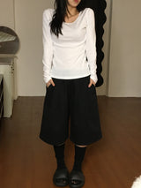 soru basic long T-shirt (3color)