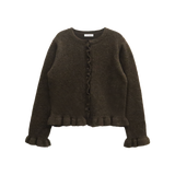 FROST FRILL KNIT CARDIGAN