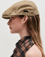 Embroidered Hunting Cap _ BEIGE