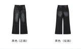 ツーピースフォースキニーフレアドジーンズスカートアンドパンツ