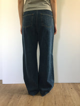 Leopard Denim Pants (1color)