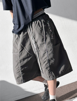 Bati Nylon Stitch Keyring Point Short Bermuda Shorts 3 Colors