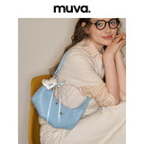 muva.スモール ホーンシェイプ レザー 2WAYバッグ