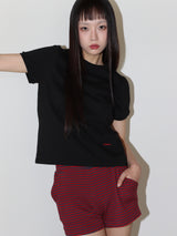 ストライプジャージショーツ (RED)