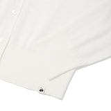 KIRSH PLAIN SEE THROUGH CROP CARDIGAN - WHITE