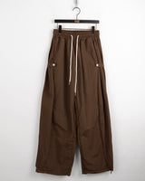 Todder side snap button nylon wide pants