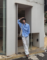 Etri Two-Tuck Banding Slacks