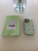 wish dot silver epoxy case 