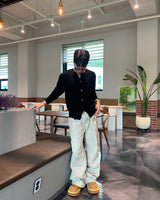 Deep Dyeing Incision Pants