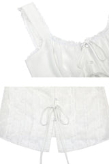 プリティレーストップ white