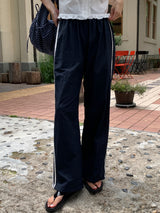 [MADE] ナイロンレーストラックバンドパンツ