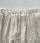 Elvia Lace Surgical Tiered Banding Skirt