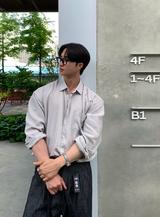 Hyper Essential Overfit Linen Shirt