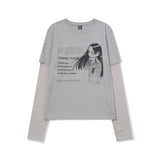 HEESU pfp Layered LS-T [Melange grey]