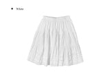 Shiro Lace Tiered Banding Midi Skirt