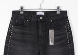 STUD BLACK DENIM