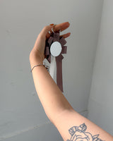 [MADE] ロゼットミラーキーリング (BROWN)