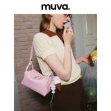 muva. Genuine‑Leather Shoulder & Cross‑body Bag for Women, Elegant Lightweight Popular Daily‑Use Purse for Commute, New Arrival Apr 17
