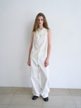 Hazel wide pants (Ivory)