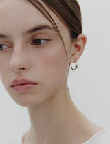 26SS★ Precise (W) Hoop Earrings M