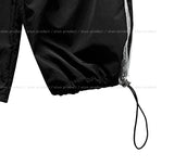 Ruffy Lace Track Nylon Pants
